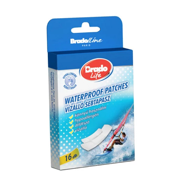 BradoLife vízálló sebtapasz 16db