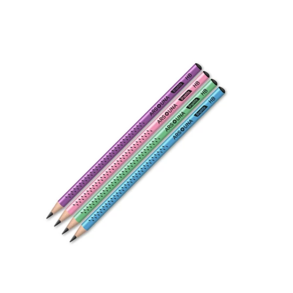 Ars Una: Fekete rombusz mintás háromszögletű grafitceruza HB több változatban