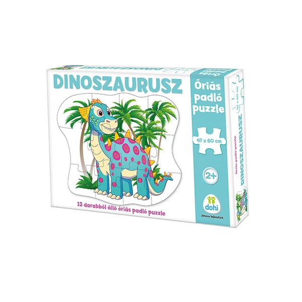 Dinoszaurusz óriás padló puzzle 12db-os