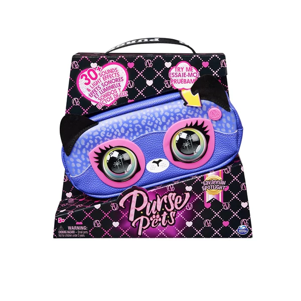 Purse Pets: Savannah Cheetah interaktív övtáska - Spin Master