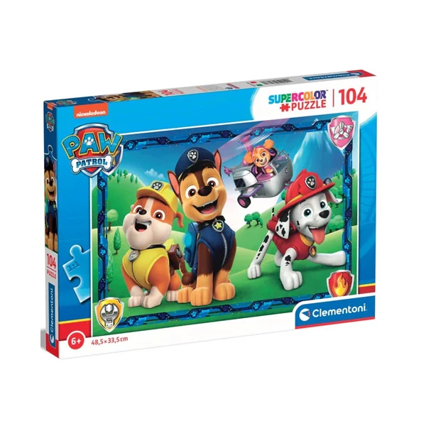 Mancs őrjárat Supercolor puzzle 104db-os - Clementoni