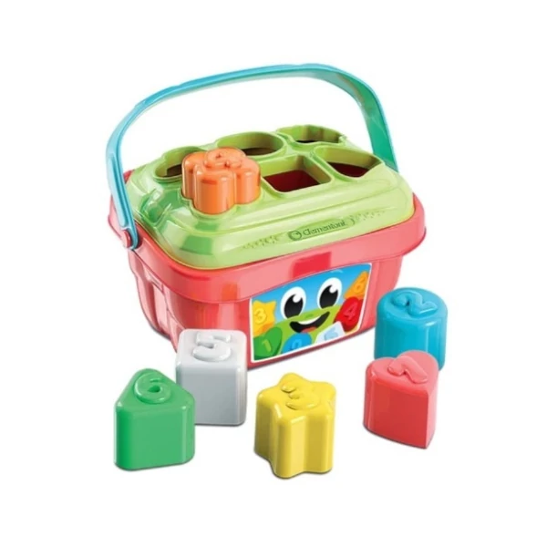 Play for Future - Színes formaválogató kosár - Clementoni baby