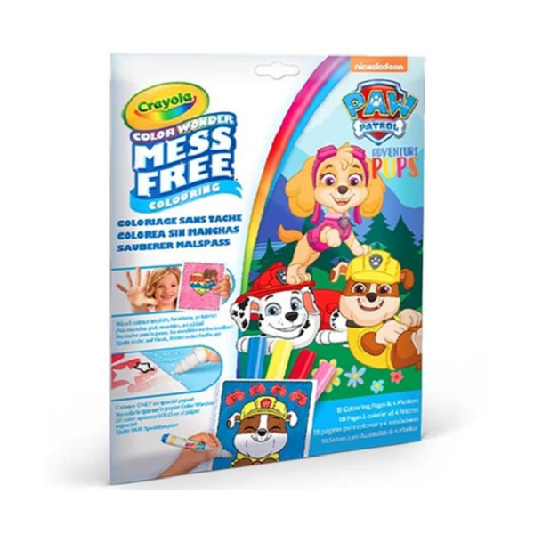 Crayola: Color Wonder Mancs őrjárat maszatmentes kifestő