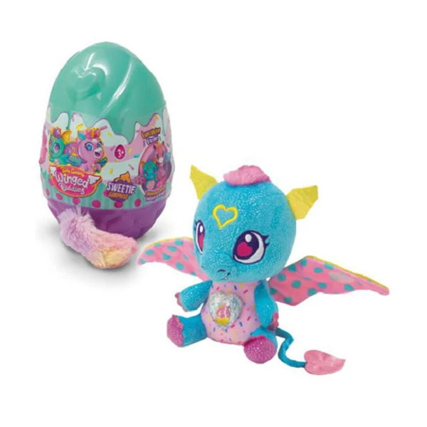 Baby Gemmy: Illatos Meglepetés tojás plüss sárkánnyal többféle változatban 1db