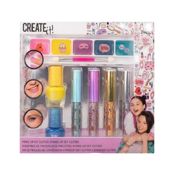 Create It!: 7db-os sminkszett metál színekkel - Canenco