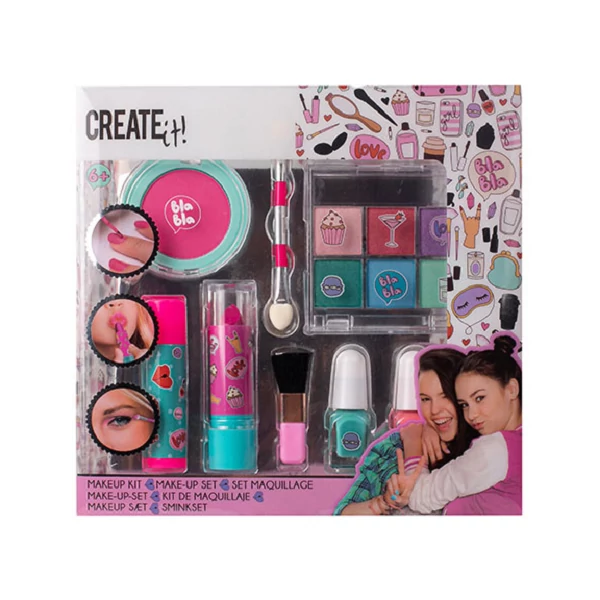 Create It!: 8db-os pink-türkiz sminkszett