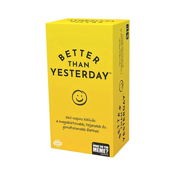 WDYM Better Than Yesterday motivációs játék