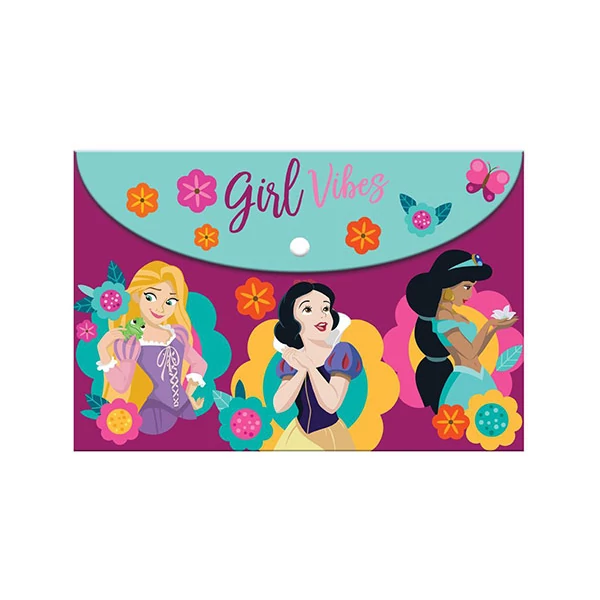 Disney Hercegnős patentos irattartó mappa A/4-es méretben