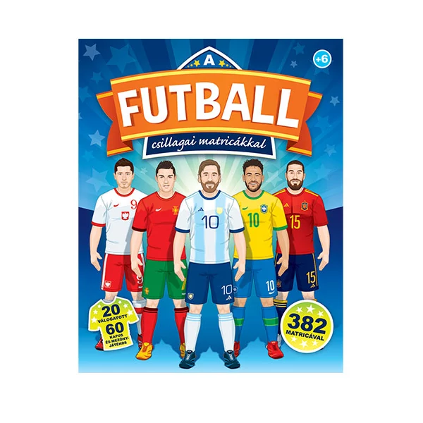 A futball csillagai matricás füzet