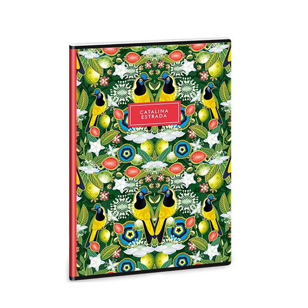 Ars Una: Catalina Estrada Carriqui extra kapcsos négyzethálós kockás füzet 40 lapos A/4