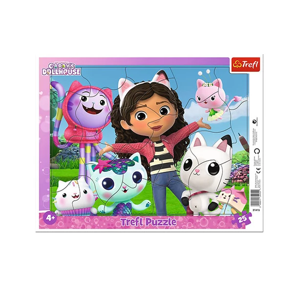 Gabi babaháza 25db-os keretes puzzle - Trefl