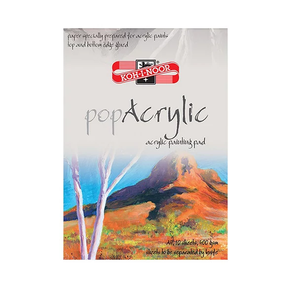 ICO: KOH 9920 Famentes rajzfüzet Pop Akril A/4-es 10db-os