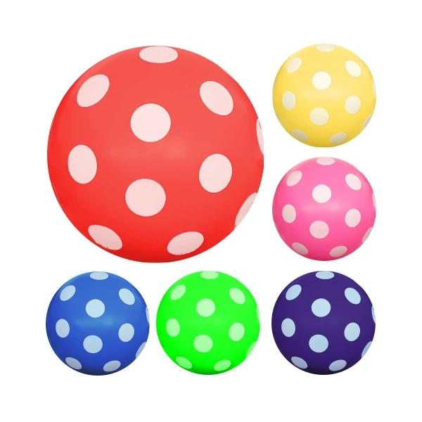 Pöttyös labda 14cm-es több változatban
