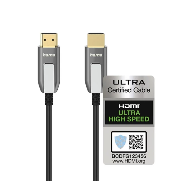 Hama ultra high speed hdmi kábel (8k, uhd) 10m FIC 205265