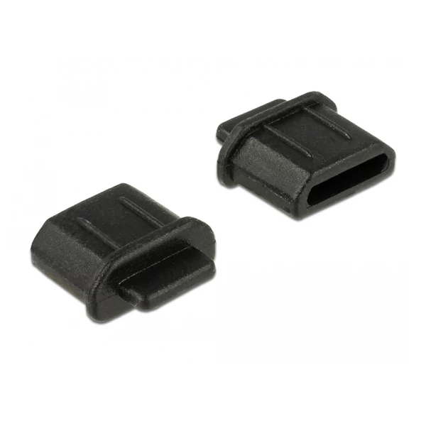 Delock Porvédő HDMI micro-D típusú kimenethez fogantyúval 10 db fekete