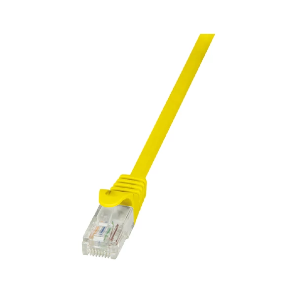 LogiLink Patch kábel Econline, Cat.6, U/UTP, sárga, 1 m