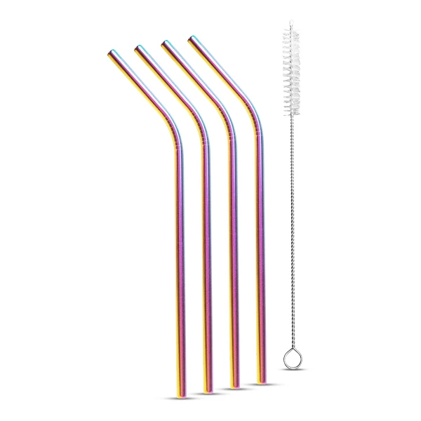 Fém 5 részes szívószál készlet 57590