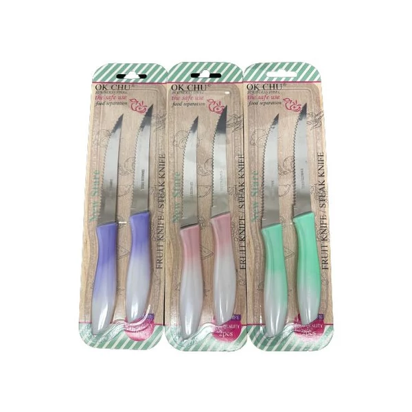 Recés hámozókés 2db-os kiszerelésben többféle színben 278638