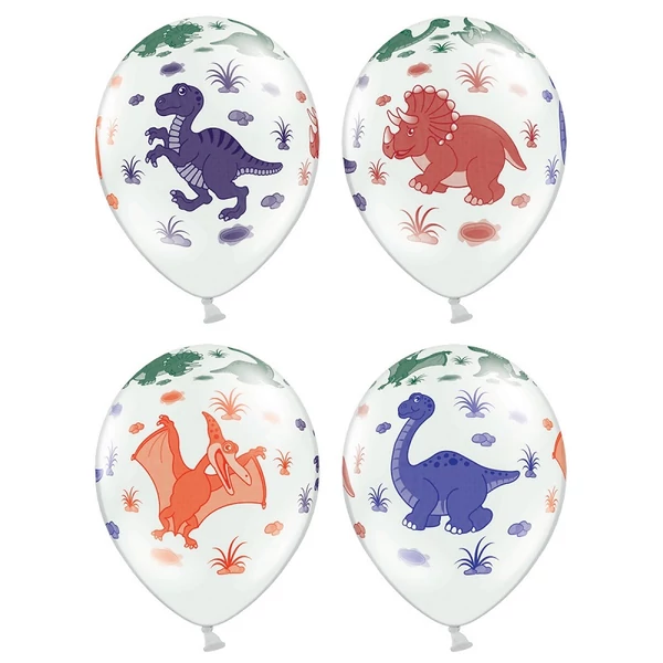 Dínós party lufi vegyes mintákkal 5db 