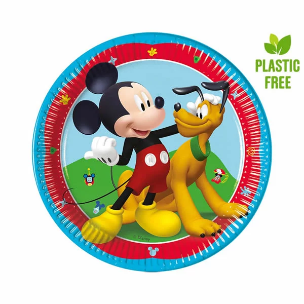 Mickey mous rock-the house party papírtányér 