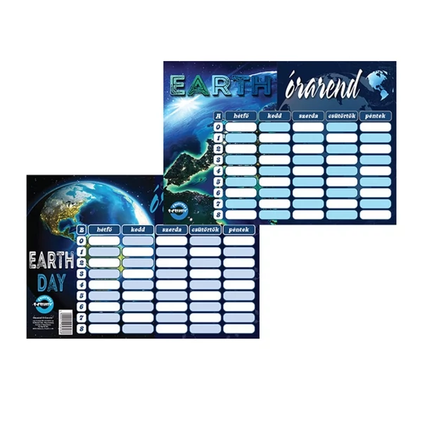 T-Creativ univerzumos nagy órarend 13040TUN