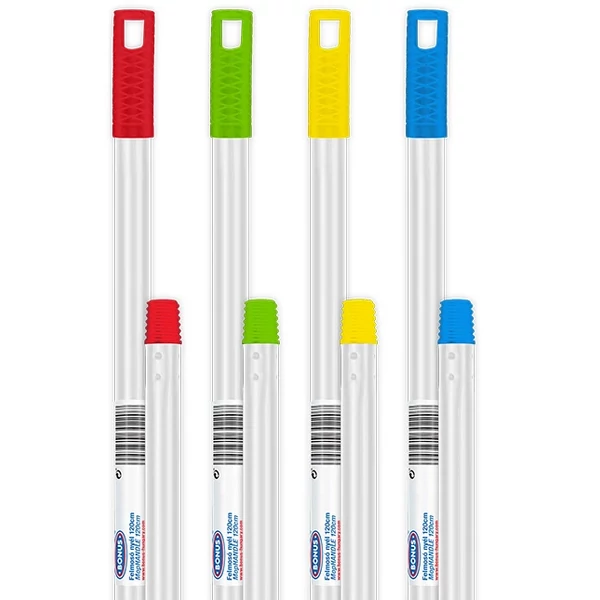 Bonus felmosónyél 4 féle változatban 120cm - csak egyedi szállítással vagy személyes átvétellel