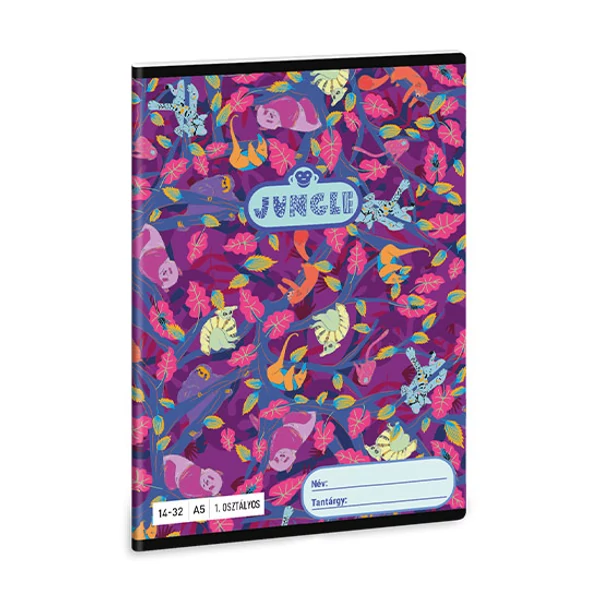Ars Una: Jungle 1.osztályos vonalas füzet A/5 14-32