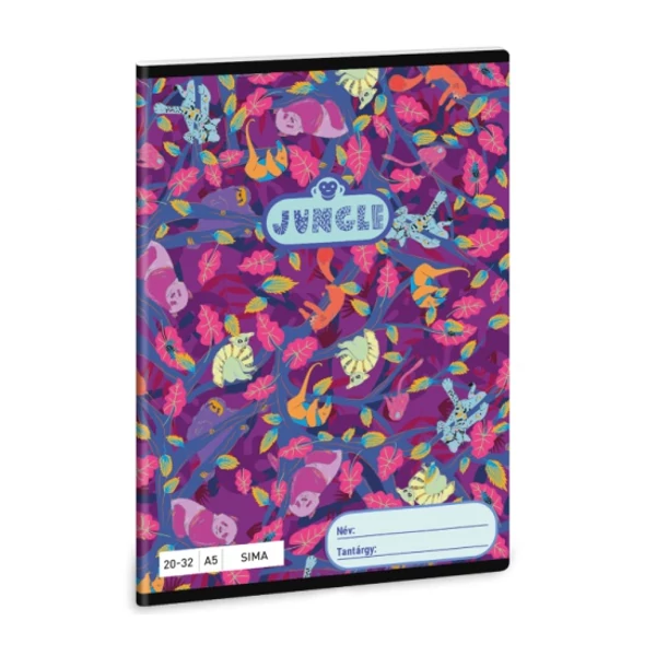 Ars Una: Jungle mintás sima füzet A/5 20-32