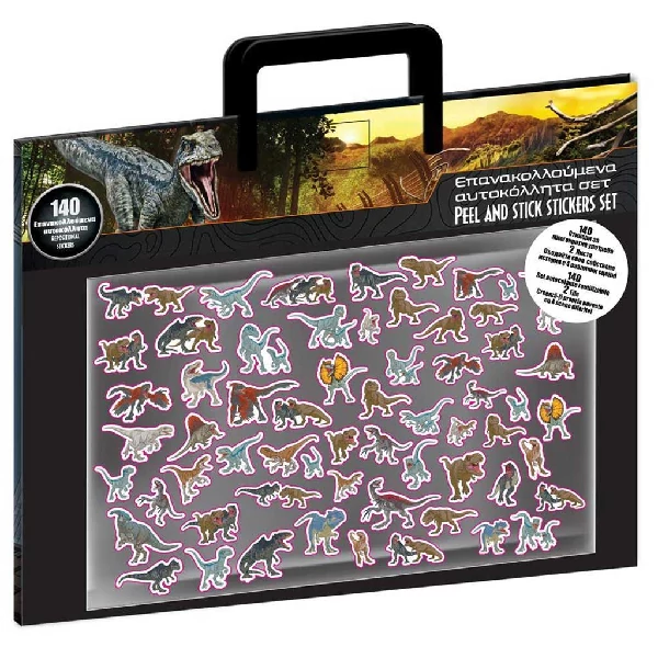 Luna: Jurassic World matrica szett 140db matricával és 4db háttérképpel