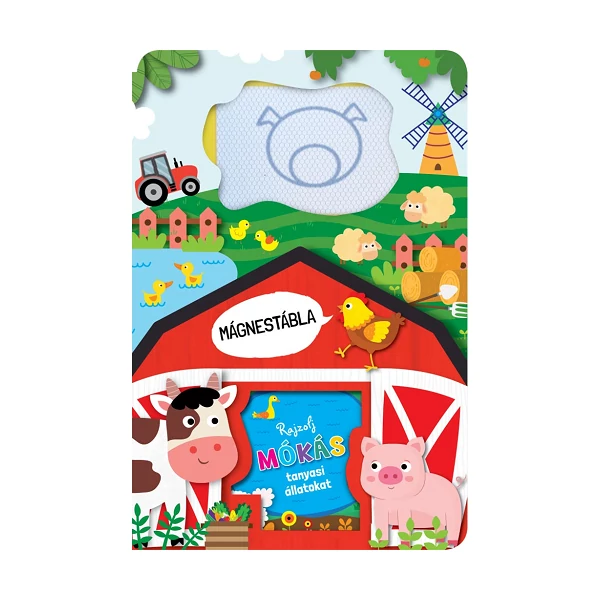 Mágnestábla - Rajzolj mókás tanyasi állatokat
