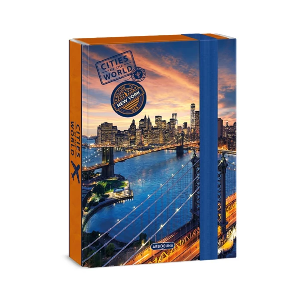 Ars Una: Cities - New York A5-ös füzetbox 4cm-es gerincvastagsággal