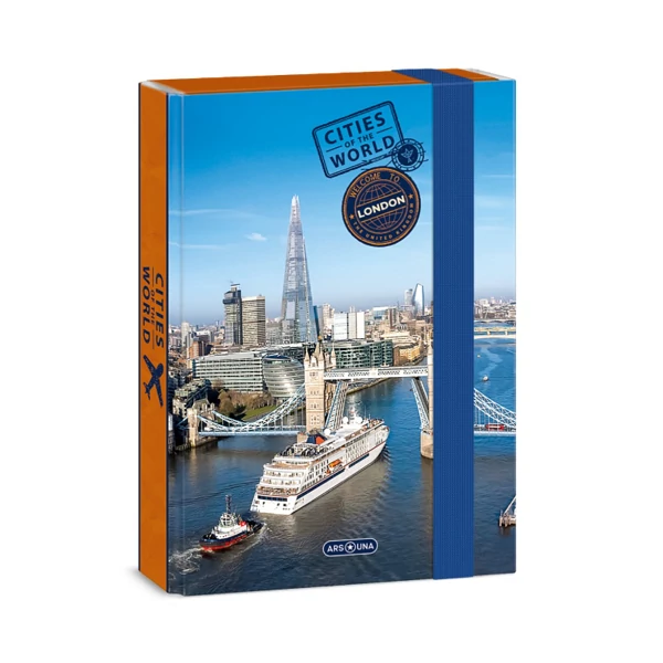 Ars Una: Cities - London A5-ös füzetbox 4cm-es gerincvastagsággal