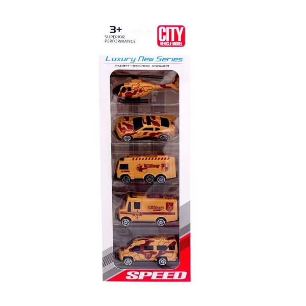 Játék mentőegység járművek 5db-os kiszerelésben 46414