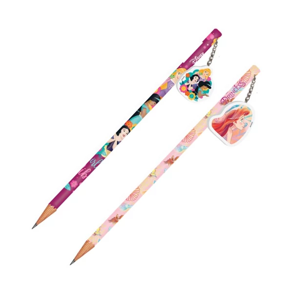 Disney Hercegnők grafit ceruza radírral több változatban 1db