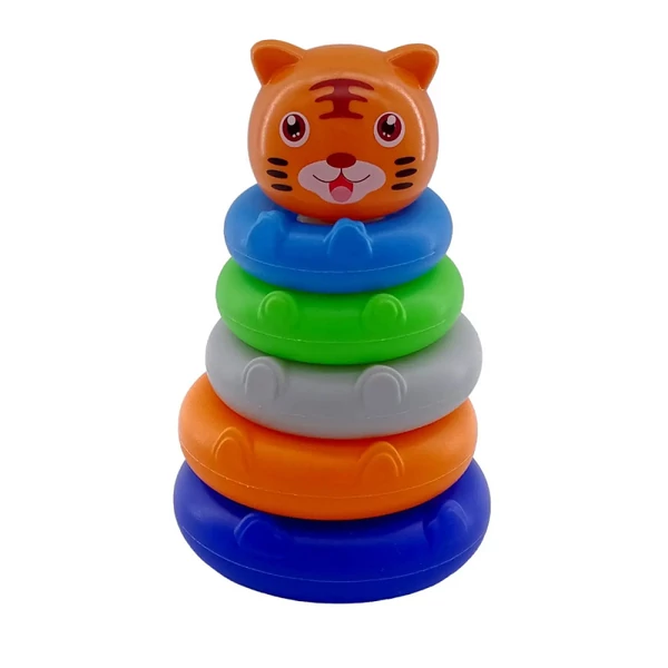 Játék állatos toronyépítő