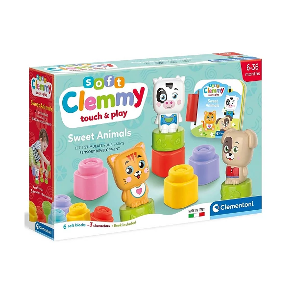 Clemmy Puha édes állatkák játékszett - Clementoni