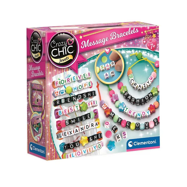 Crazy Chic: Üzenet karkötőkészítő szett - Clementoni