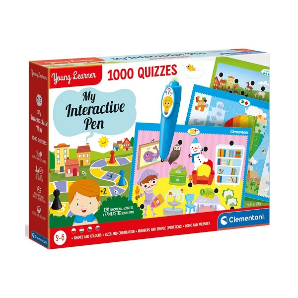 Interaktív toll 1000 kvízzel készségfejlesztő - Clementoni