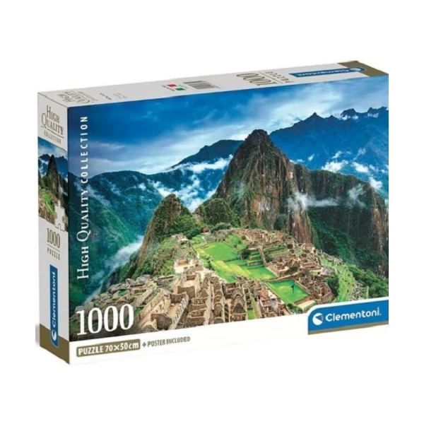 Machu Pichu HQC 1000db-os puzzle poszterrel - Clementoni