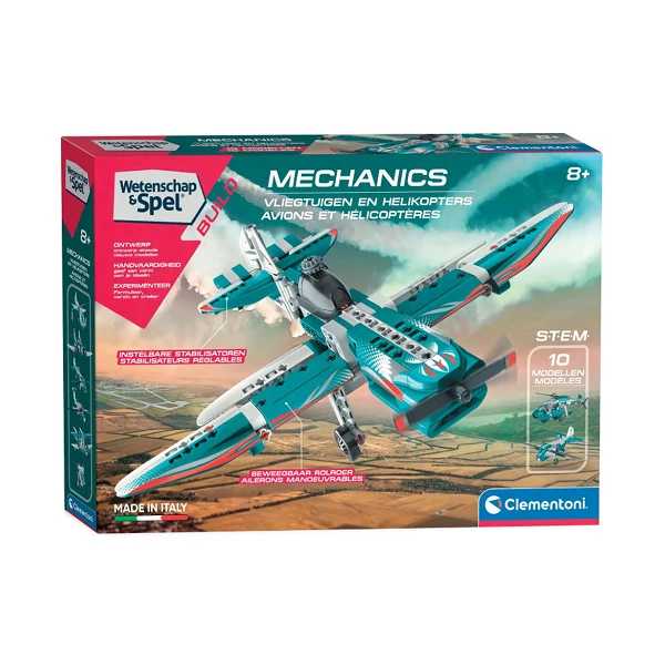 Science & Play: Repülők és helikopterek 10 az 1-ben szett - Clementoni