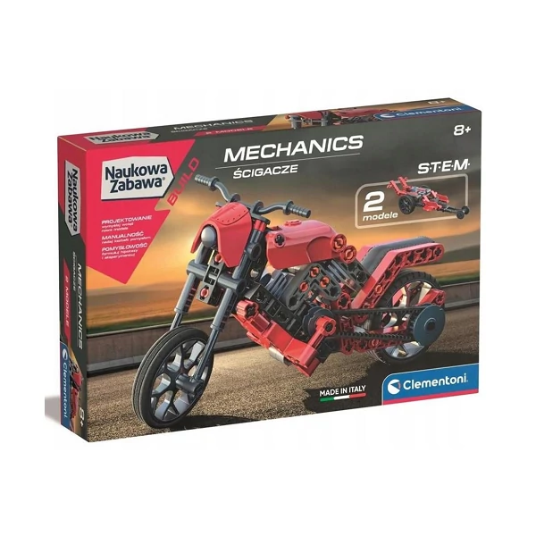 Science & Play: Roadster motor és Dragster versenyautó szett - Clementoni