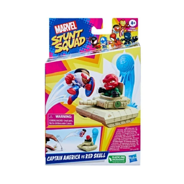 Marvel Stunt Squad: Amerika Kapitány vs. Vörös Koponya kilövőjáték szett - Hasbro