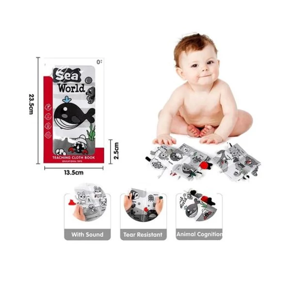 Fekete-fehér bébikönyv 47244