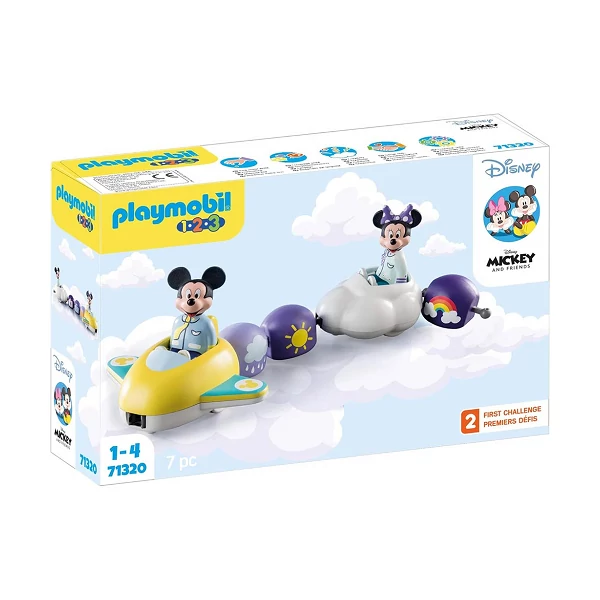 Playmobil 1.2.3 & Disney: Mickey és Minnie egér felhőrepülővel (71320)