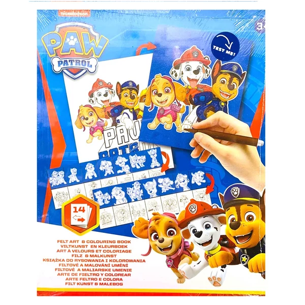 Canenco: Mancs őrjárat Filcművészet és színező könyv