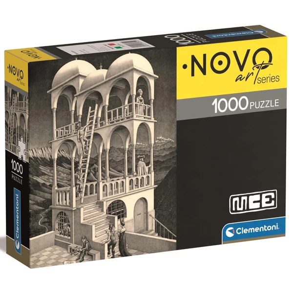 Novo Art: M. C. Escher - Belvedere 1000 db-os puzzle - Clementoni