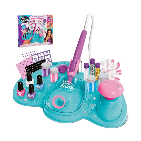 Cra-Z-Art: Shimmer and Sparkle - Glitter & Shimmer festékszórós köröm stúdió szett