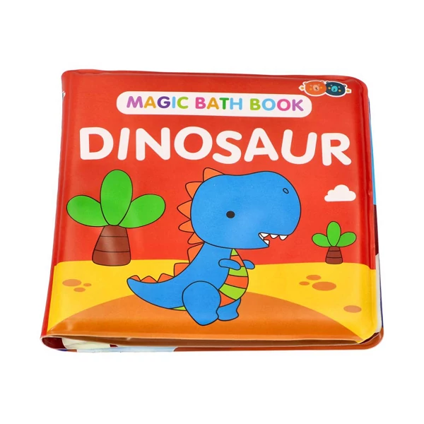 Buddy&Barney Fürdőjáték: Színváltós dinoszauruszos fürdőkönyv