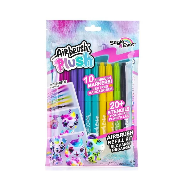 Style4Ever Filcek színezhető plüss állatokhoz 10db-os