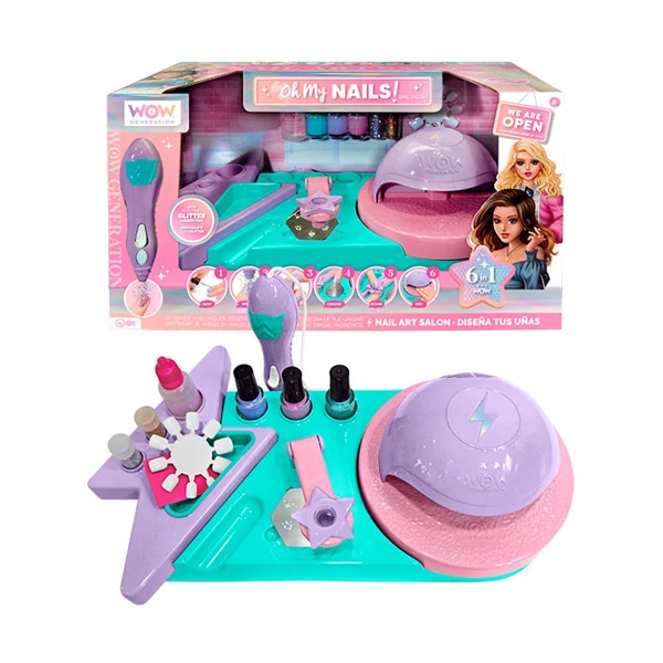 WOW Generation: Oh My Nails! - Körömstúdió játékszett